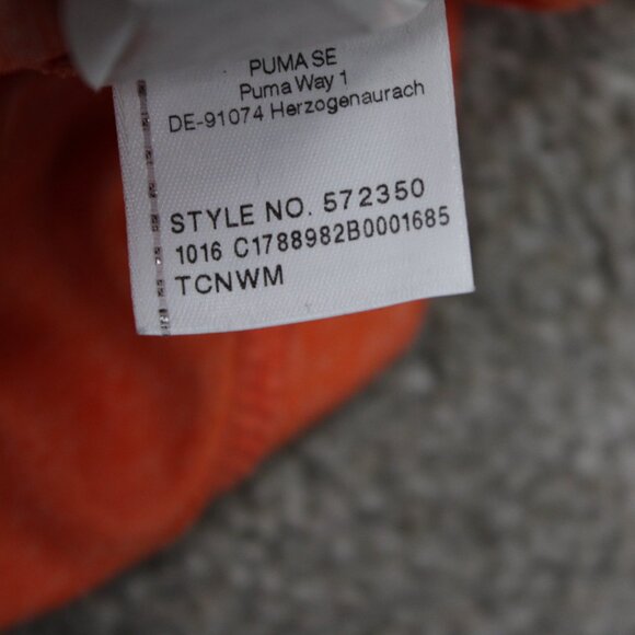Puma Pounce Stripe Polo Cresting Shirt Mens 2XL XXL Orange TPC Scottsdale Logo - Picture 11 of 16